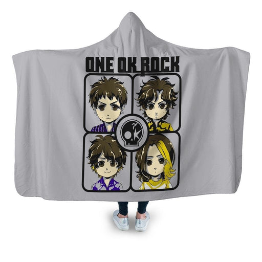 One Ok Rock Hooded Blanket - Adult / Premium Sherpa