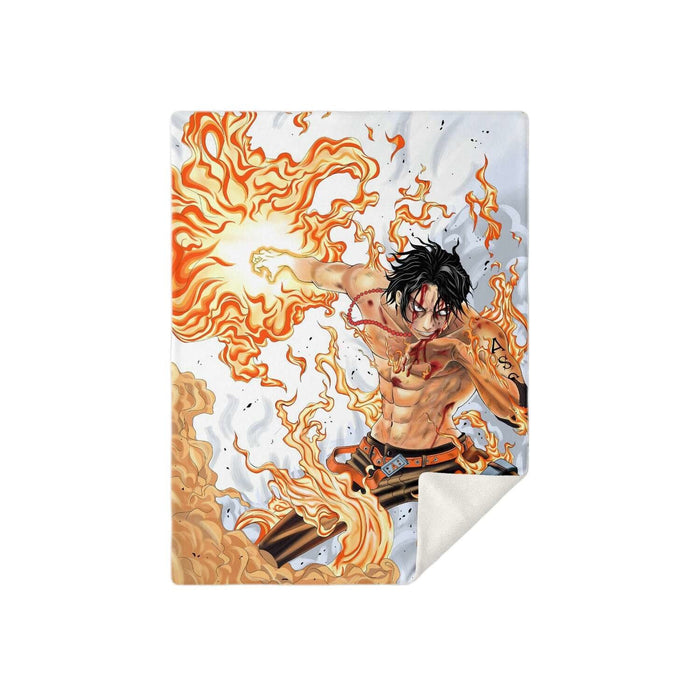 One Piece Ace Microfiber Fleece Blanket