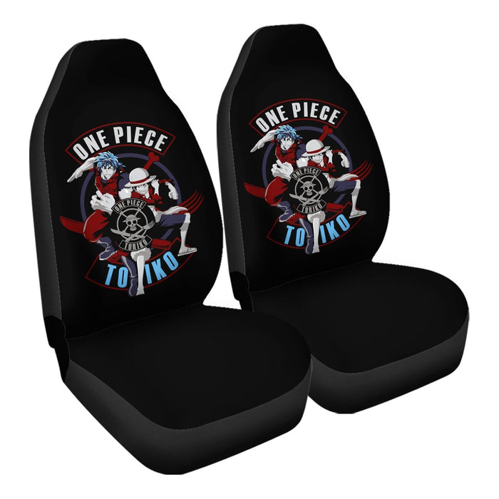 One Piece X Toriko Car Seat Covers - size
