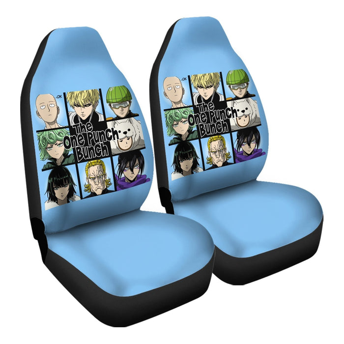 One Punch Bunch Car Seat Covers - size