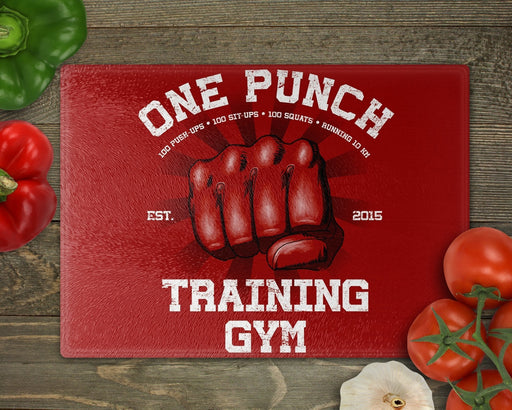 One Punch Gym Cutting Board
