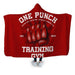 One Punch Gym Hooded Blanket - Adult / Premium Sherpa
