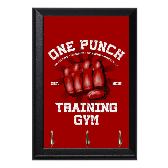 One Punch Gym Key Hanging Plaque - 8 x 6 / Yes
