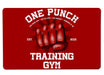 One Punch Gym Large Mouse Pad