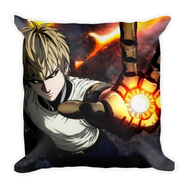 One Punch Man’s Genos Throw Pillow With Insert 18 x Anime