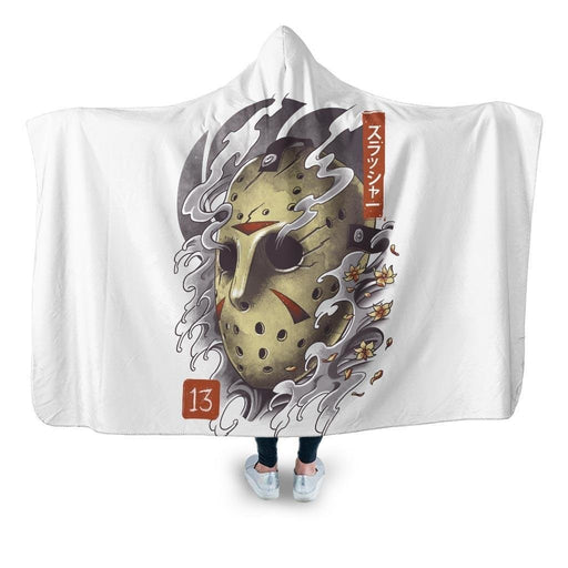 Oni Jason Mask Hooded Blanket - Adult / Premium Sherpa