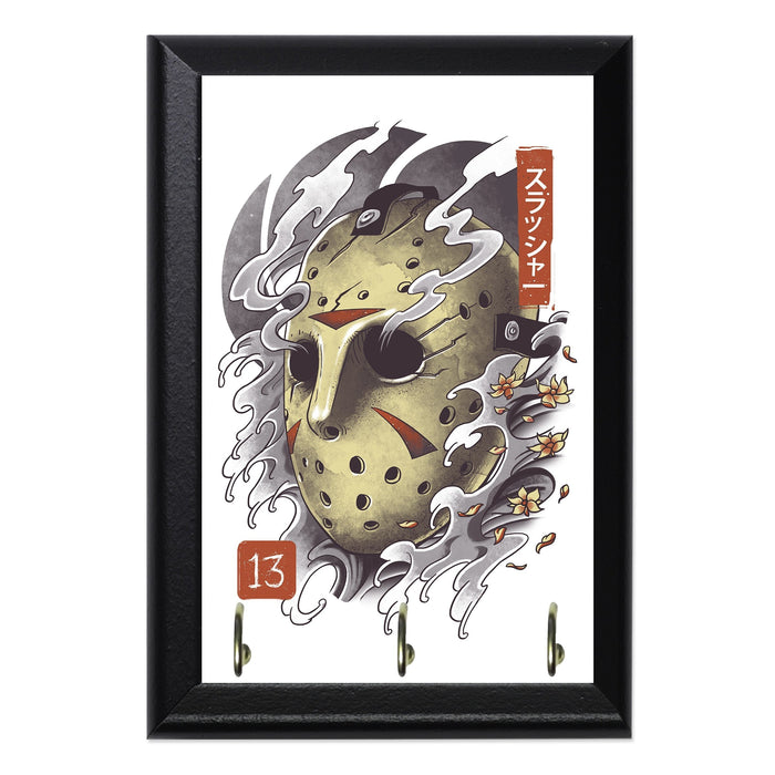 Oni Jason Mask Wall Plaque Key Holder - 8 x 6 / Yes