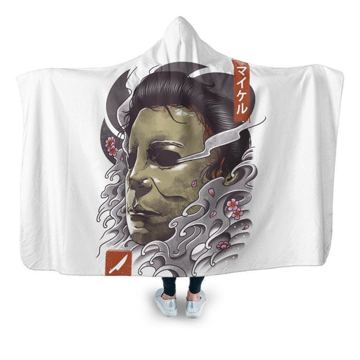 Oni Slasher Mask Hooded Blanket - Adult / Premium Sherpa