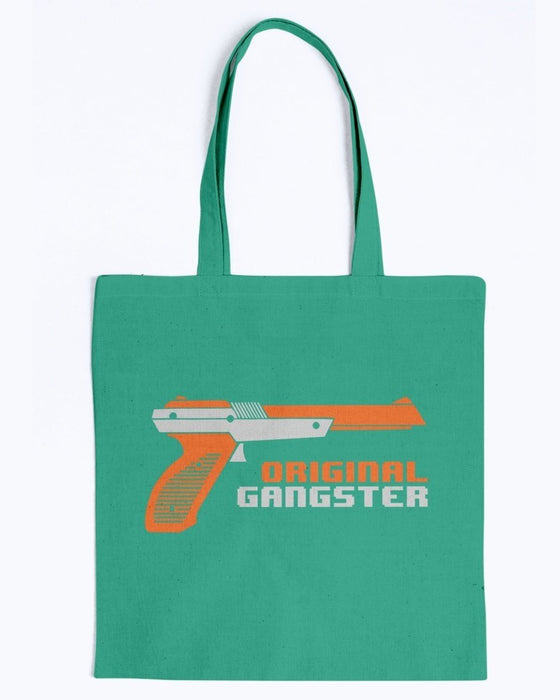 Original Gangster Canvas Tote - Kelly Green / M