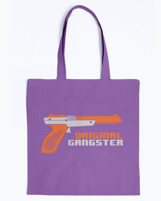 Original Gangster Canvas Tote - Purple / M