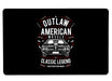 Outlaw American Muscle Large Mouse Pad