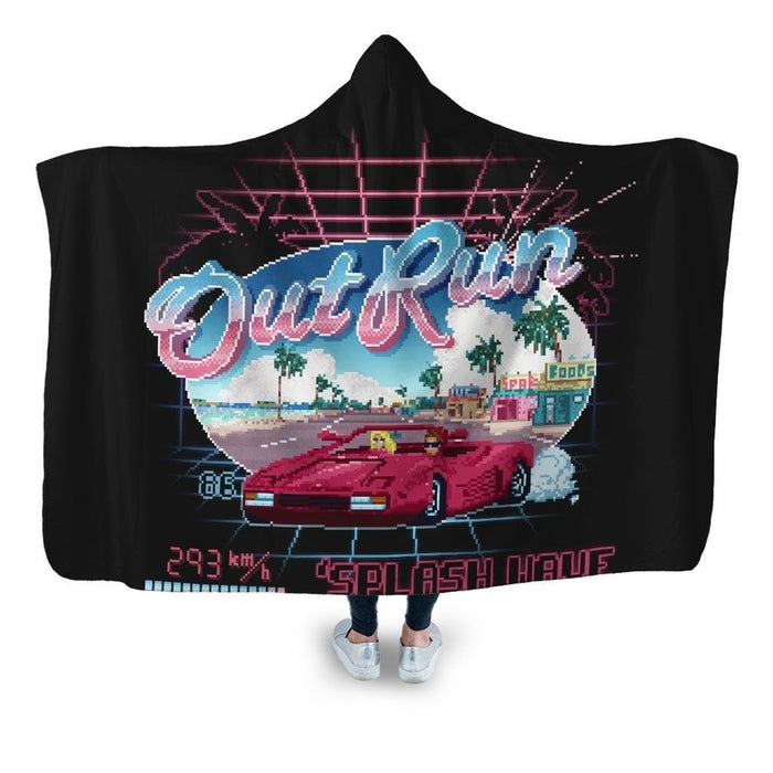 Outrun Hooded Blanket - Adult / Premium Sherpa