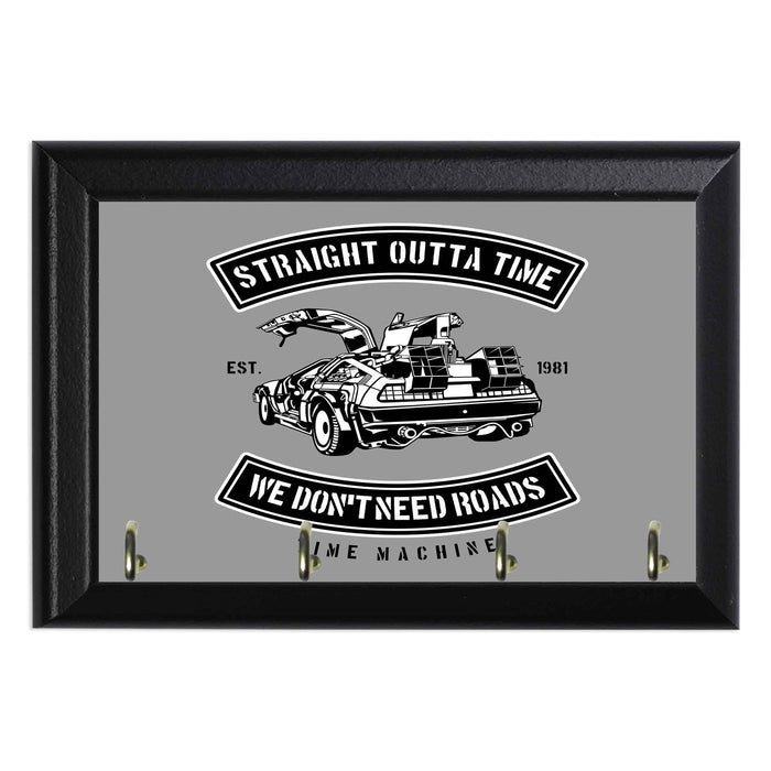 Outta Time Back To The Future Nerdy Geeky Wall Plaque Key Hanger