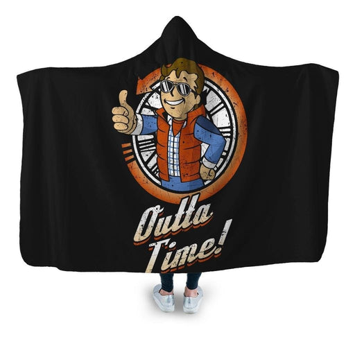 Outta Time Hooded Blanket - Adult / Premium Sherpa