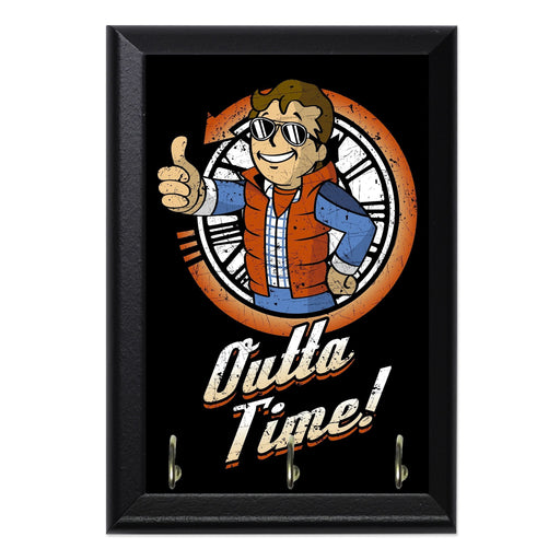 Outta Time Key Hanging Wall Plaque - 8 x 6 / Yes