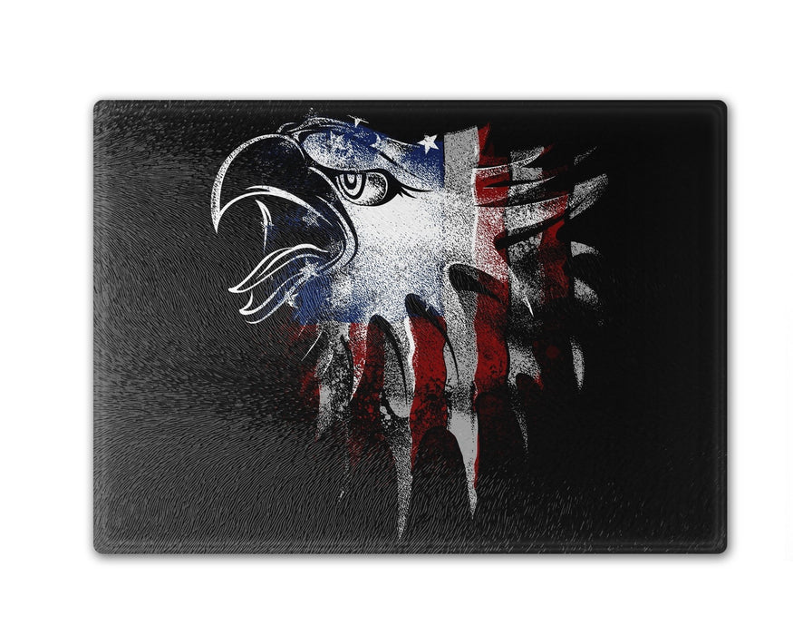 Overlay Eagle Flag Cutting Board