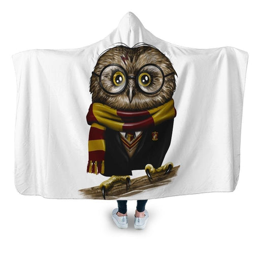 Owly Potter Hooded Blanket - Adult / Premium Sherpa