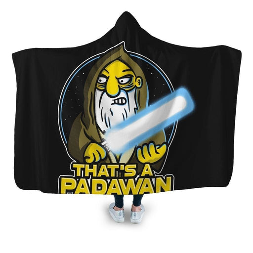 Padawan Hooded Blanket - Adult / Premium Sherpa