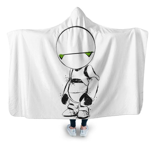 Paranoid Android Hooded Blanket - Adult / Premium Sherpa