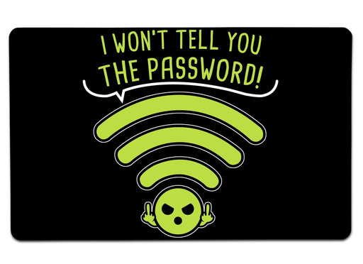 Password Large Mouse Pad
