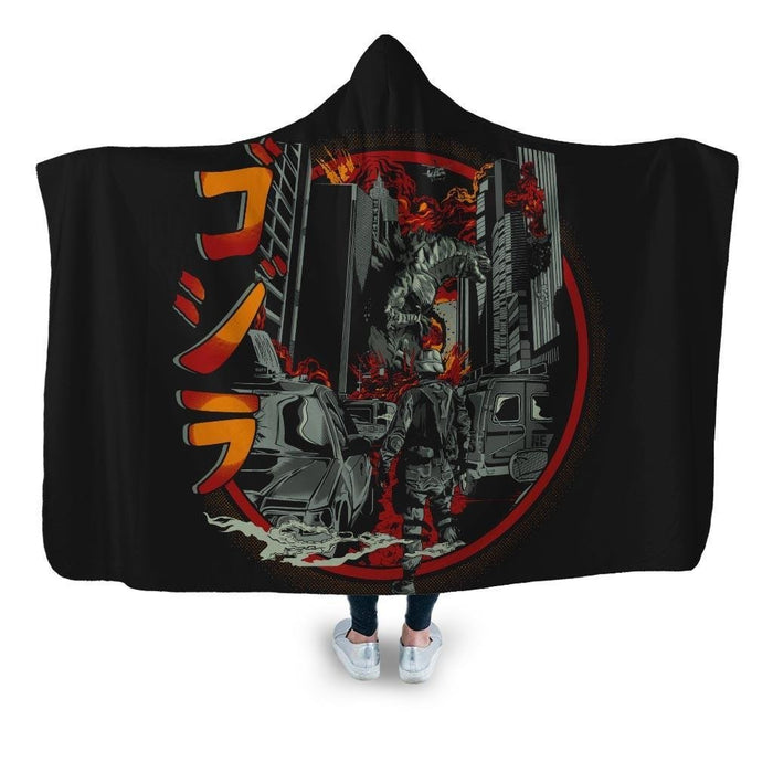 Path Of Destruction Hooded Blanket - Adult / Premium Sherpa