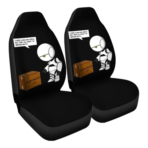 Pessimist Android Car Seat Covers - One size