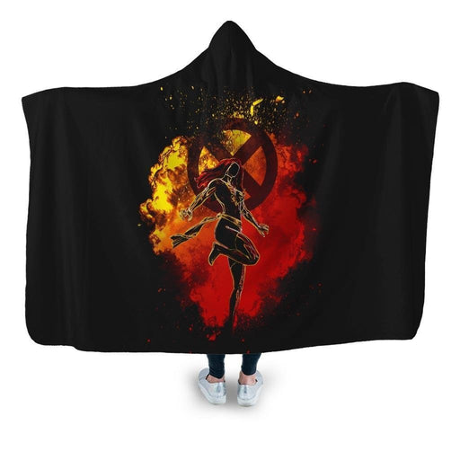 Phoenix Soul Hooded Blanket - Adult / Premium Sherpa