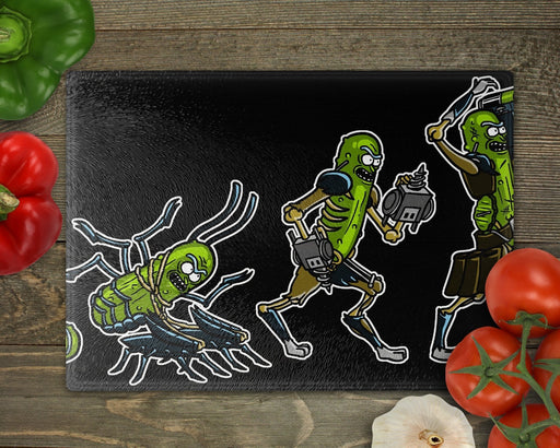 Pickle Evolution Outl Cutting Board