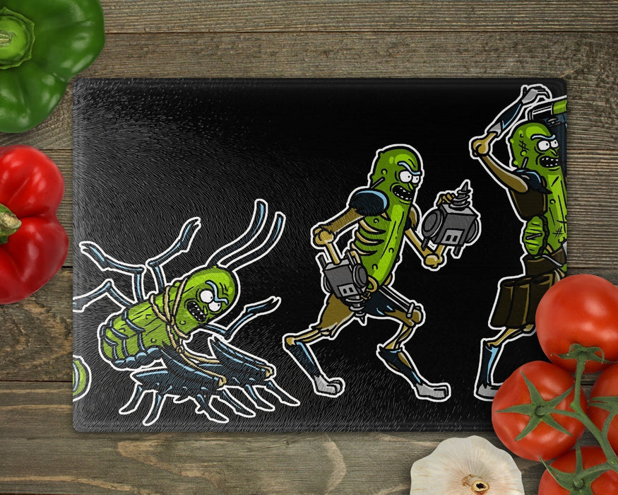 Pickle Evolution Outl Cutting Board