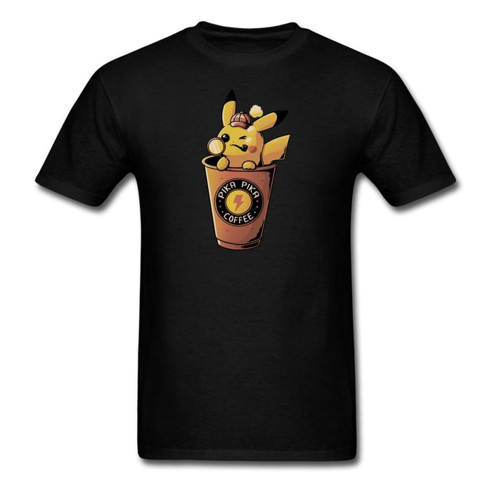 Pikachu Coffee Unisex Classic T-Shirt - black / S