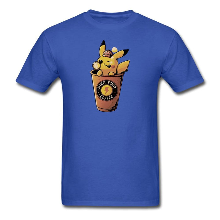 Pikachu Coffee Unisex Classic T-Shirt - royal blue / S