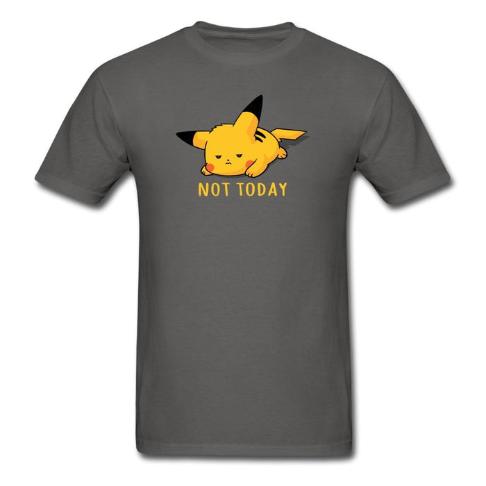 Pikachu Not Today Unisex Classic T-Shirt - charcoal / S