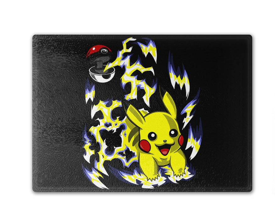 Pikachu Pokeball Cutting Board