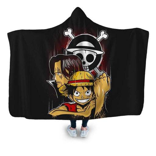 Pirate King Hooded Blanket - Adult / Premium Sherpa