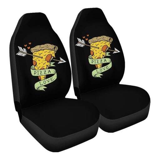 Pizza Love Car Seat Covers - One size