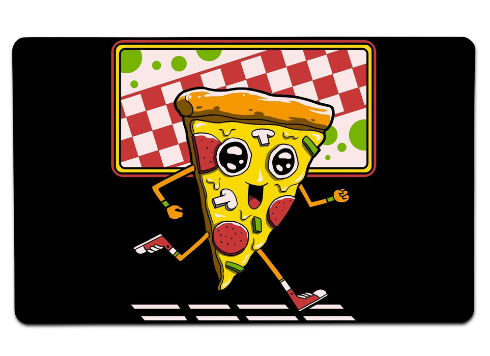 Pizza Run Large Mouse Pad