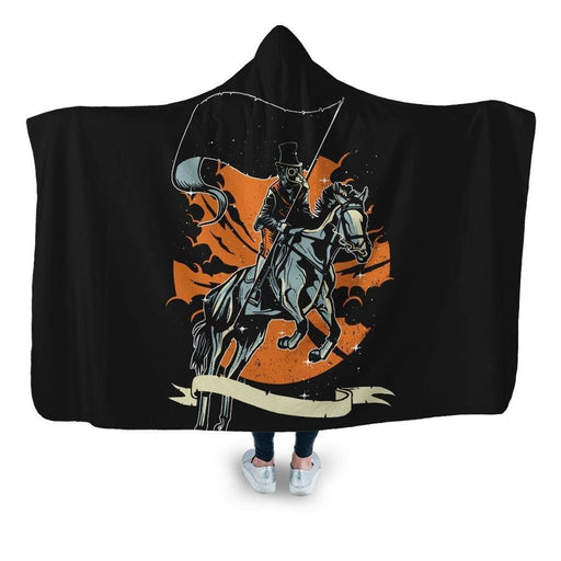 Plague Doctor Hooded Blanket - Adult / Premium Sherpa