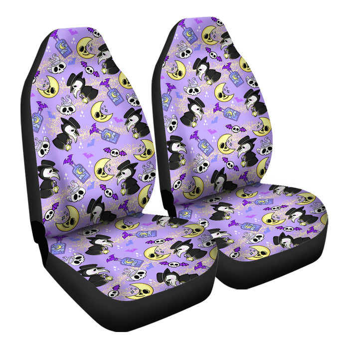 plague doctor pattern Car Seat Covers - One size
