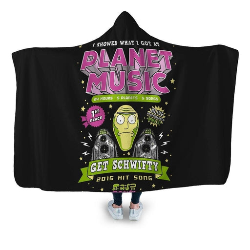 Planet Music Winner Hooded Blanket - Adult / Premium Sherpa