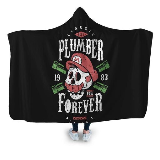 Plumber Forever Hooded Blanket - Adult / Premium Sherpa