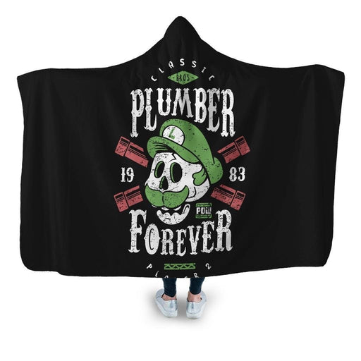 Plumber Forever Player 2 Hooded Blanket - Adult / Premium Sherpa