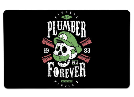 Plumber Forever Player 2 Large Mouse Pad