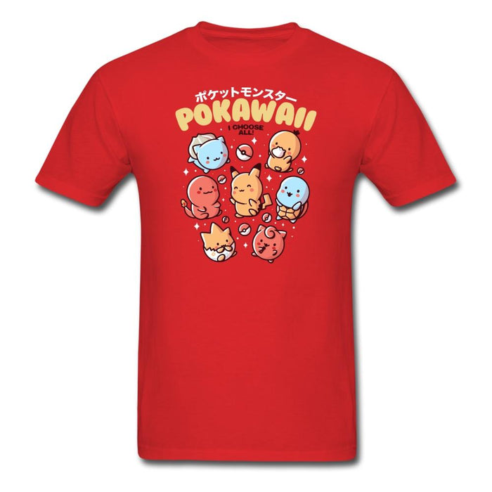 Pokawaii Unisex Classic T-Shirt - red / S