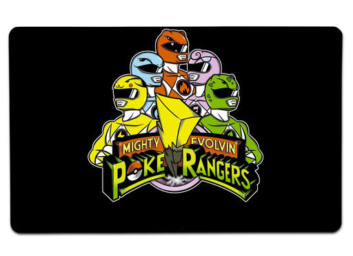 Poke Rangers Large Mouse Pad