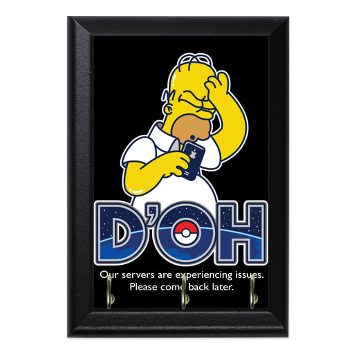 Pokemon Doh Wall Plaque Key Holder - 8 x 6 / Yes