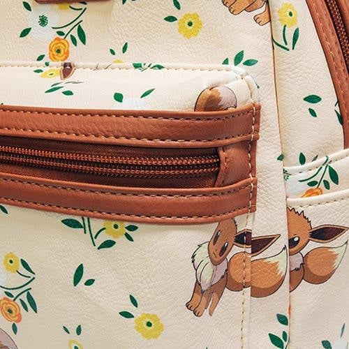 Pokemon Eevee Floral Mini Backpack - Entertainment Earth Exclusive