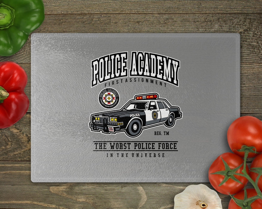 Police Academy Cutting Board