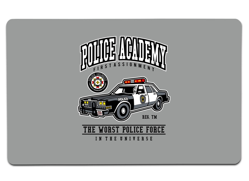 Police Academy Large Mouse Pad
