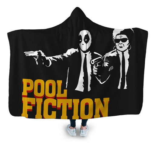 Pool Fiction Hooded Blanket - Adult / Premium Sherpa