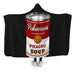 Pop Soup Can Electric Edition Hooded Blanket - Adult / Premium Sherpa